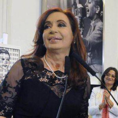Una semana despu�s, Cristina habl� de los saqueos