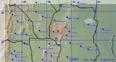 Un sismo de casi 5 grados en la escala de Richter caus� alarma en C�rdoba