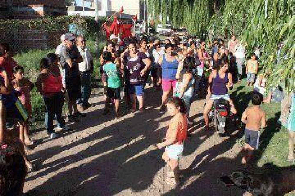 El MTD decidi� permanecer frente a la casa de Rainone