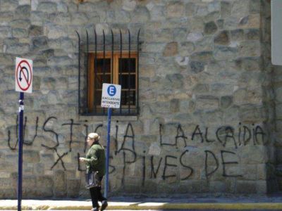 Repudian denuncia de Goye por pintadas en el Centro C�vico 