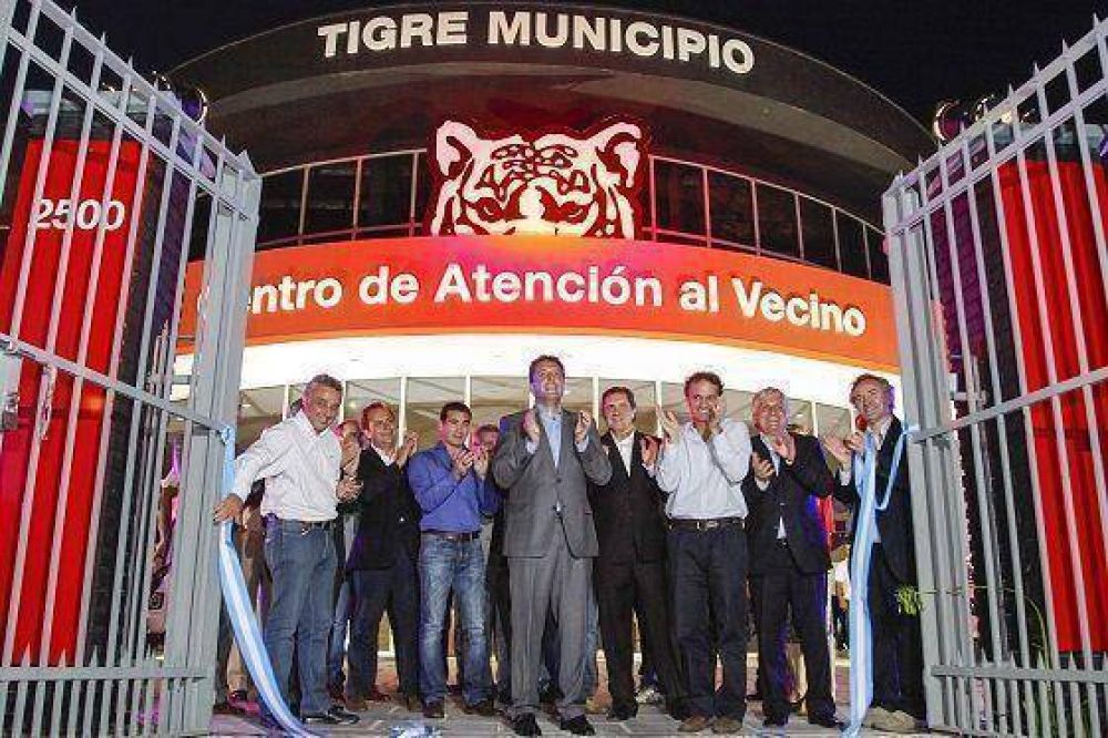Sergio Massa inaugur� nuevo edificio para el Centro de Operaciones Tigre