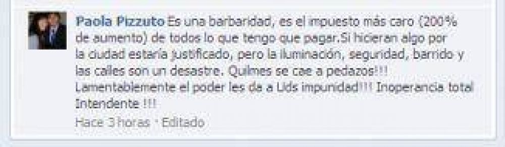 Siguen las quejas tras el aumento de las tasas municipales