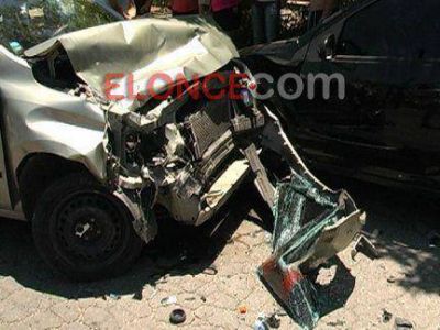 Tres veh�culos involucrados y seis heridos en un violento encontronazo en calle Churruar�n 
