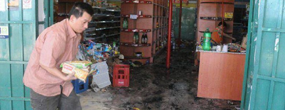 Los s�per chinos advierten sobre posibles nuevos saqueos