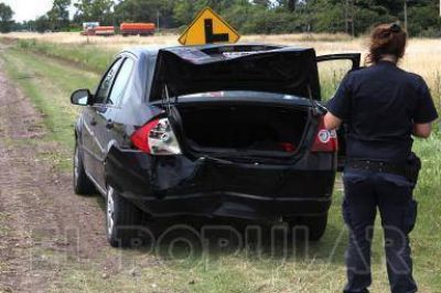 Una ni�a sufri� lesiones en un accidente sobre la ruta N� 226