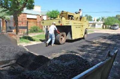 Personal municipal culmin� obras de asfalto