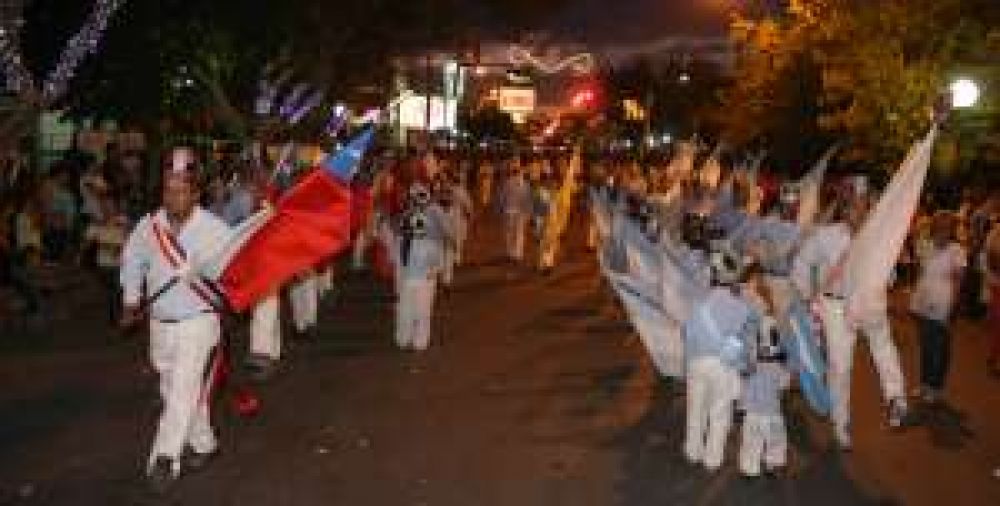 Los danzantes levantaron la bandera de la integraci�n
