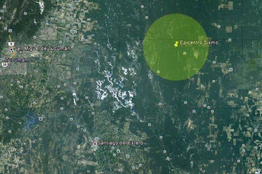 Santiago del Estero fue el epicentro de un temblor de 4,5 en la escala Richter