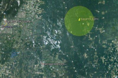 Santiago del Estero fue el epicentro de un temblor de 4,5 en la escala Richter
