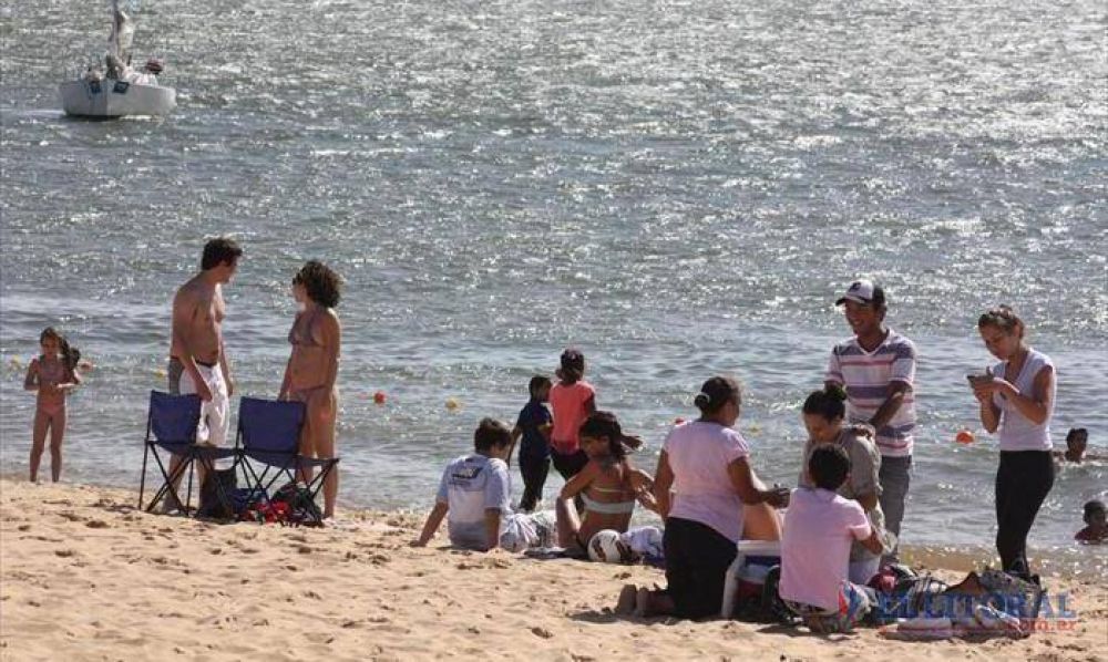 La gente opt� por los balnearios 