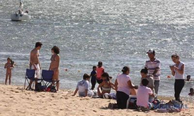 La gente opt� por los balnearios 