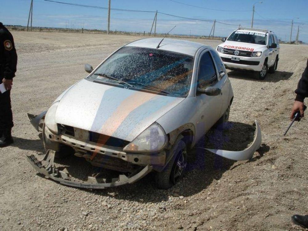 Conductora perdi� el control sobre calle Echelaine 