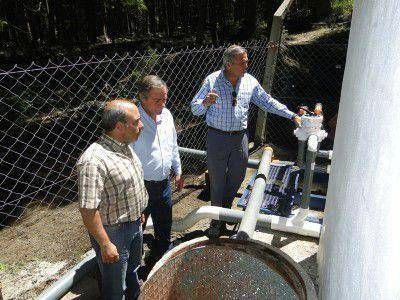 Concluyeron obra provisoria para la captaci�n de agua en el r�o Bonito 