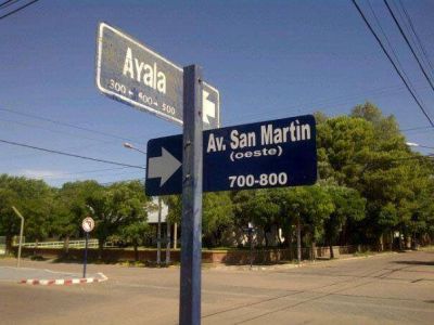 La avenida ya se llama San Martn Oeste 