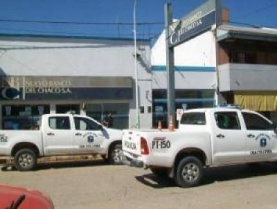 Muri� una persona en el Banco del Chaco de S�enz Pe�a por un paro card�aco