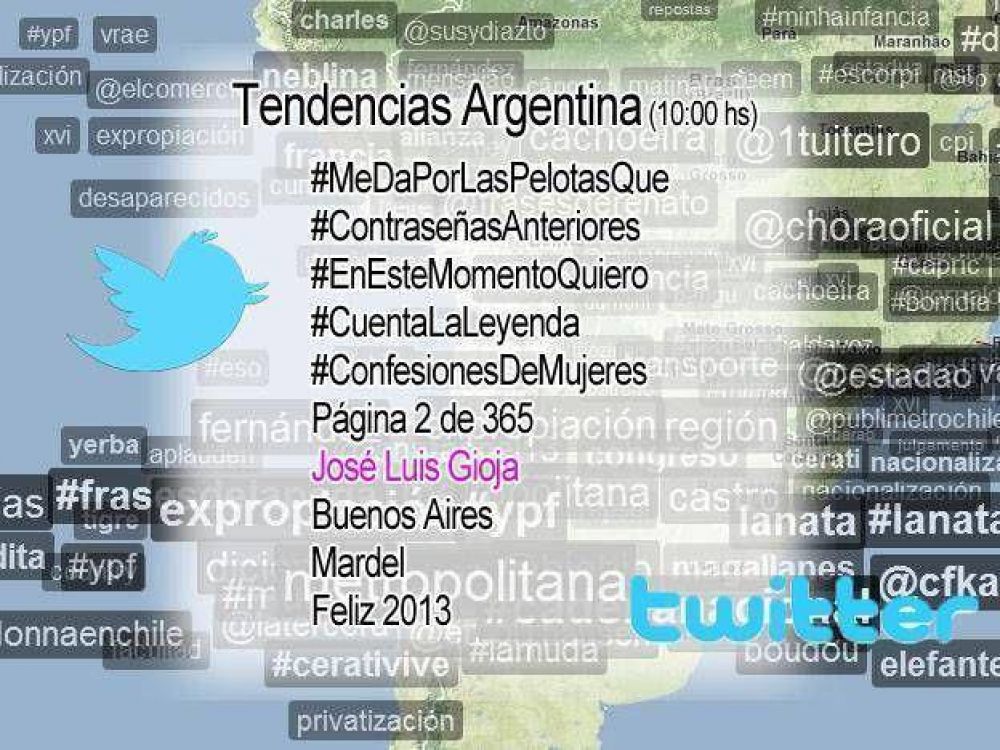 El himno al gobernador Jos� Luis Gioja es TT en Twitter