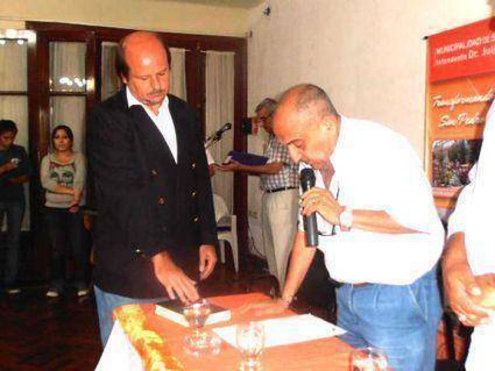 Nuevos funcionarios  En la comuna sampedre�a 