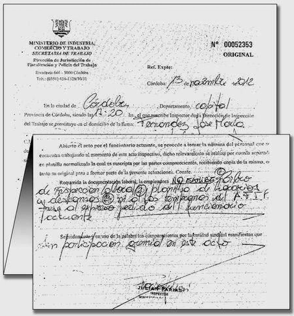 Director de Fiscalizaci�n y Control emplazado por irregularidades en su negocio  