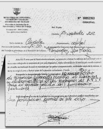 Director de Fiscalizaci�n y Control emplazado por irregularidades en su negocio  