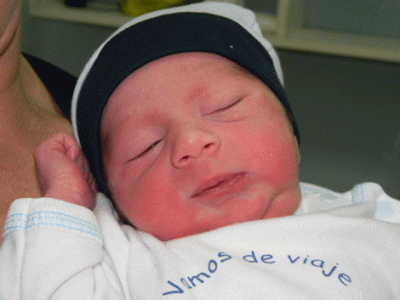 Bruno Ihan L�pez es el primer beb� de 2013 