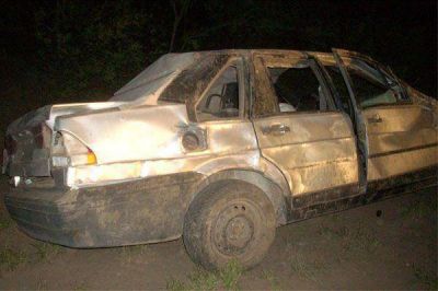 Fr�as: un hombre grave al volcar con su auto en la Ruta Provincial N� 157