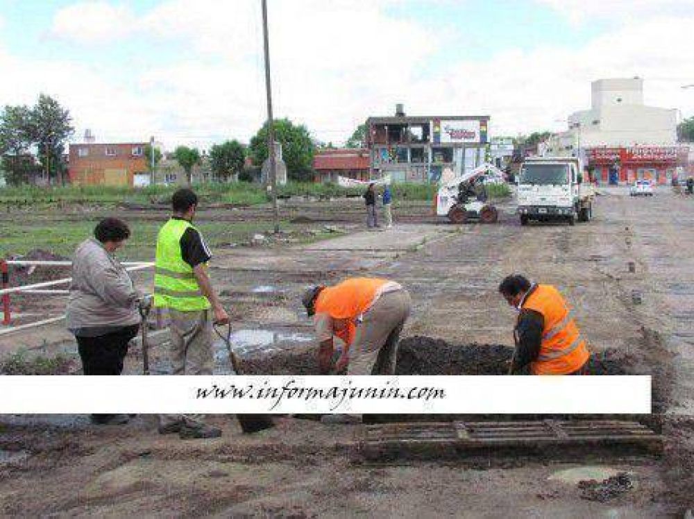 Comenzaron los trabajos para culminar el arreglo del paso nivel