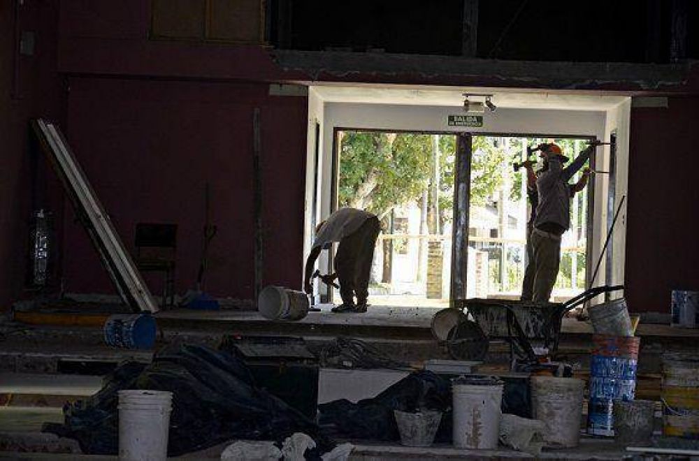 Segunda etapa de las obras en el Teatro Martinelli de San Fernando
