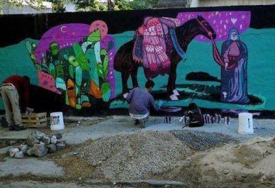 Terminaron diez nuevos murales que embellecen General San Mart�n