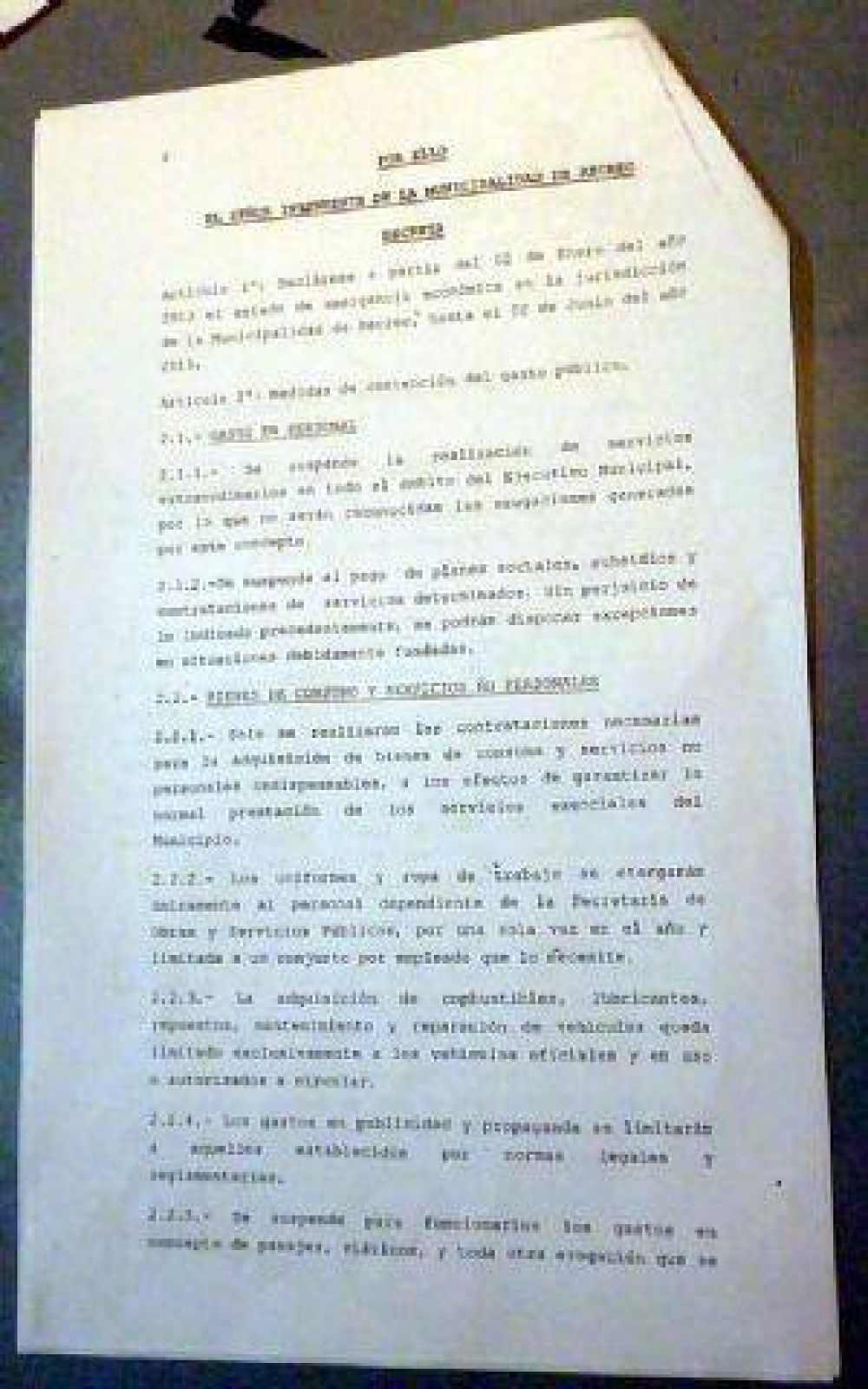 Elpidio se solidariz� con Polti y carg� contra los funcionarios provinciales