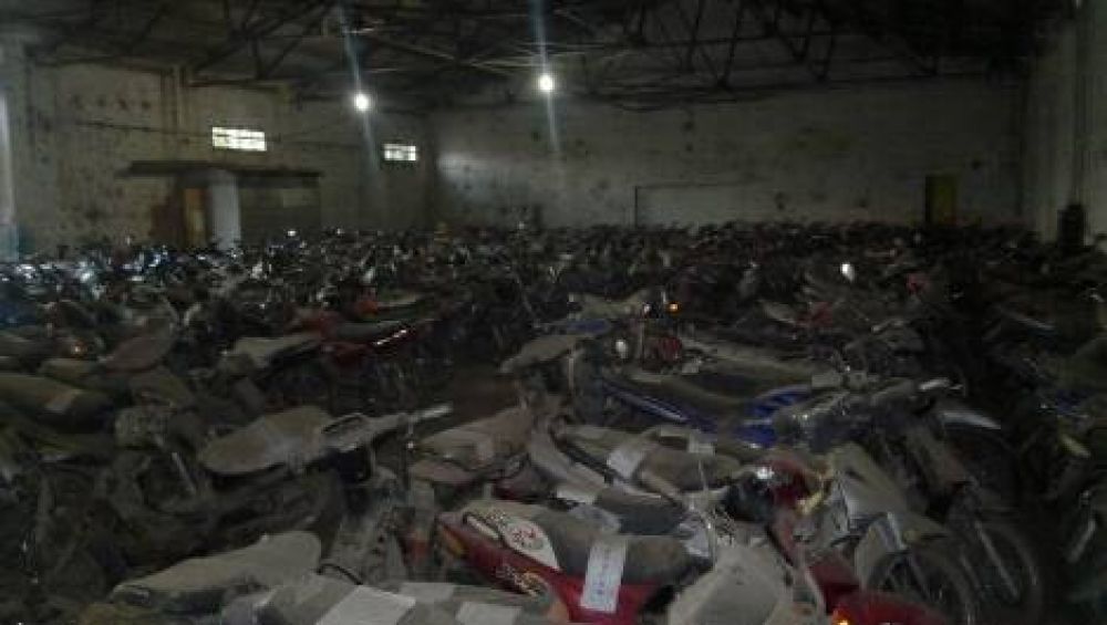 En 2012 secuestraron 10.602 rodados; el 84 % fueron motos