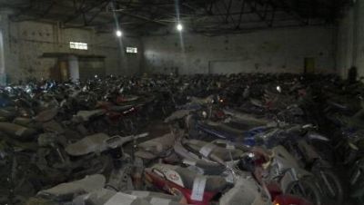 En 2012 secuestraron 10.602 rodados; el 84 % fueron motos
