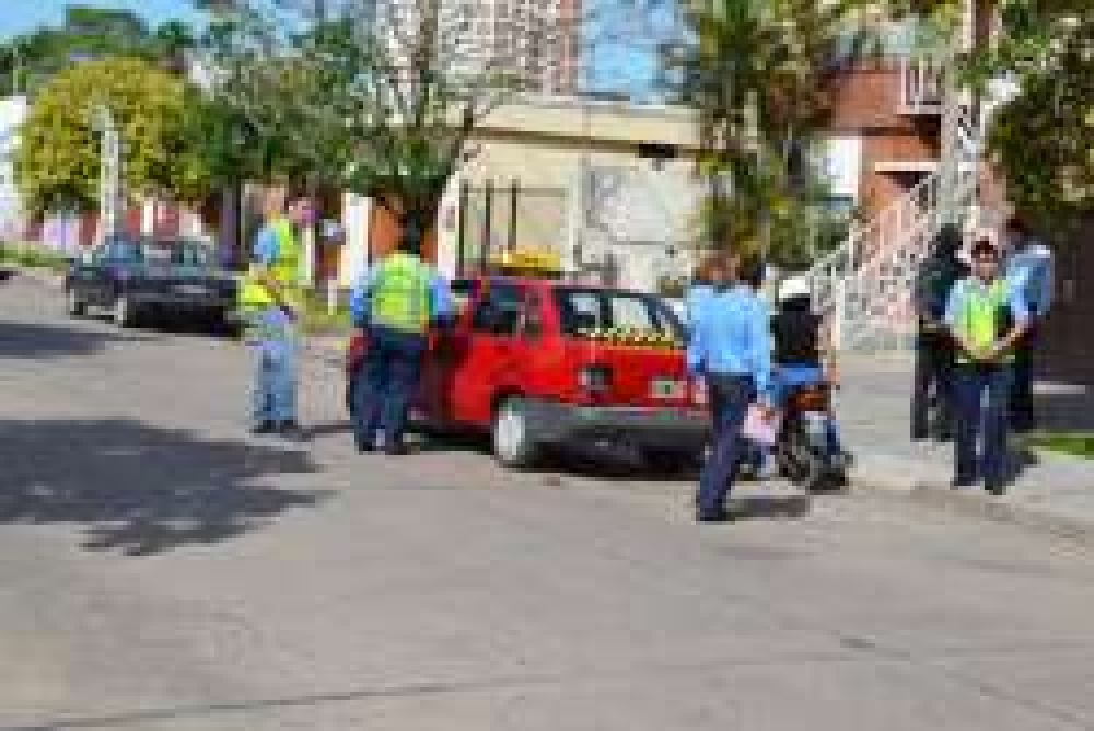 Controles vehiculares en las calles c�ntricas durante el verano		