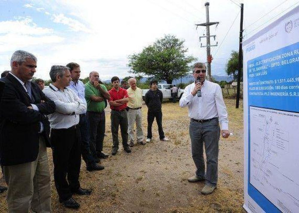 Cuatro millones de pesos para dos importantes obras energ�ticas en el Departamento Belgrano 