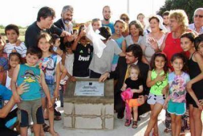 Lucas Ghi inaugur� un nuevo parque recreativo en Castelar sur
