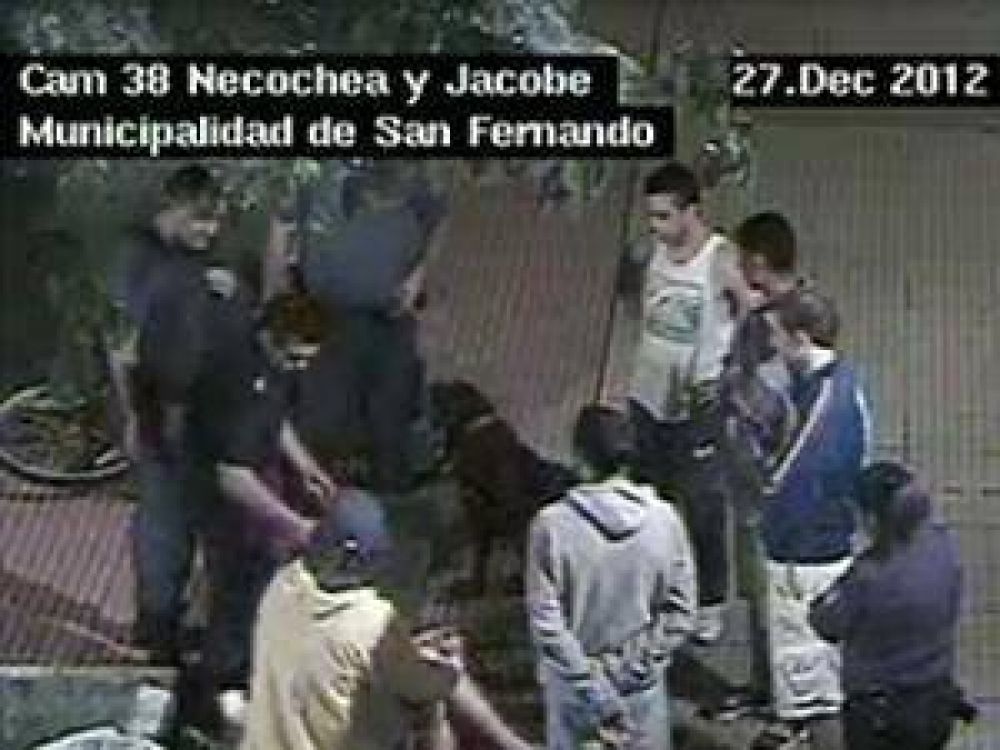 Las patrullas y c�maras de seguridad de San Fernando detuvieron a un joven con estupefacientes