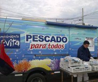 Pescado para todos en Villa Piazza Sur