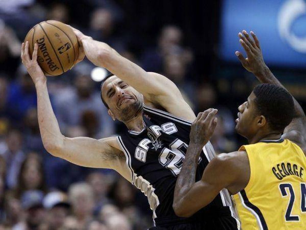 Con un buen aporte de Gin�bili, los Spurs vencieron a Philadelphia