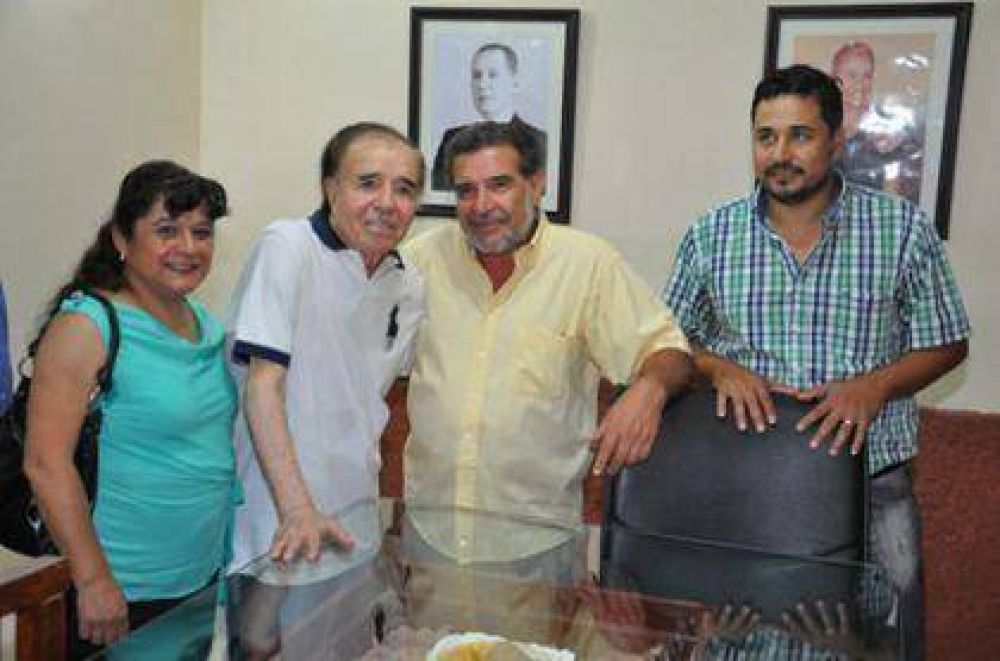 Beder Herrera y Carlos Menem compartieron acto institucional en Sanagasta
