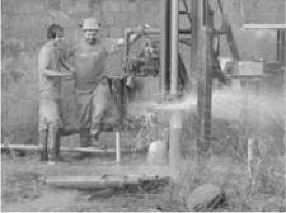 Nueva perforaci�n de agua en el barrio Las Orqu�deas de Puerto Iguaz�