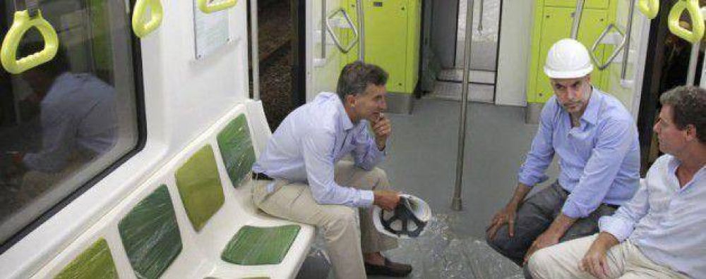 Presentaron los vagones de la l�nea A
