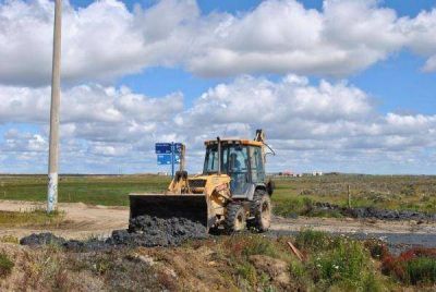 El municipio comenz� un importante saneamiento del sector de la Laguna de los Patos