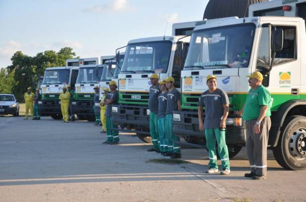 Presentaron los nuevos camiones de recolecci�n de residuos