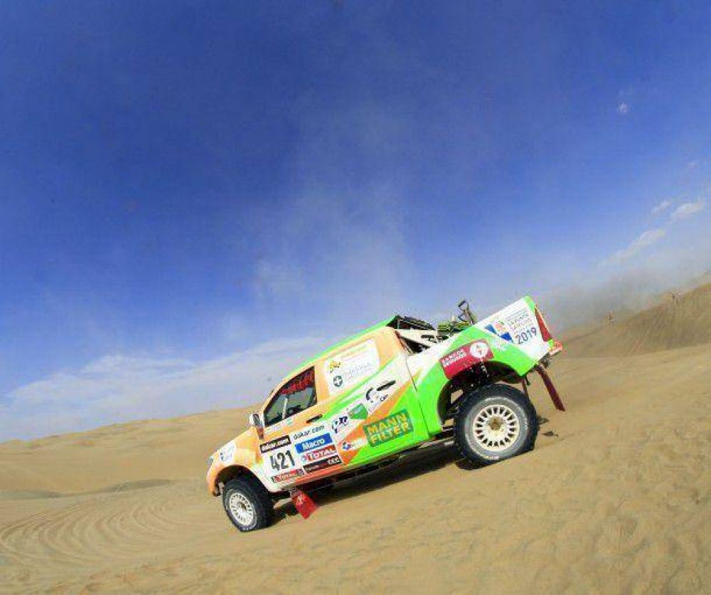 Omar Gandara tuvo su primer inconveniente complicado en el Dakar 2013