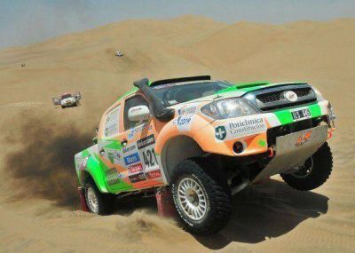 Omar G�ndara finalizo con �xito la cuarta etapa del Rally Dakar 2013