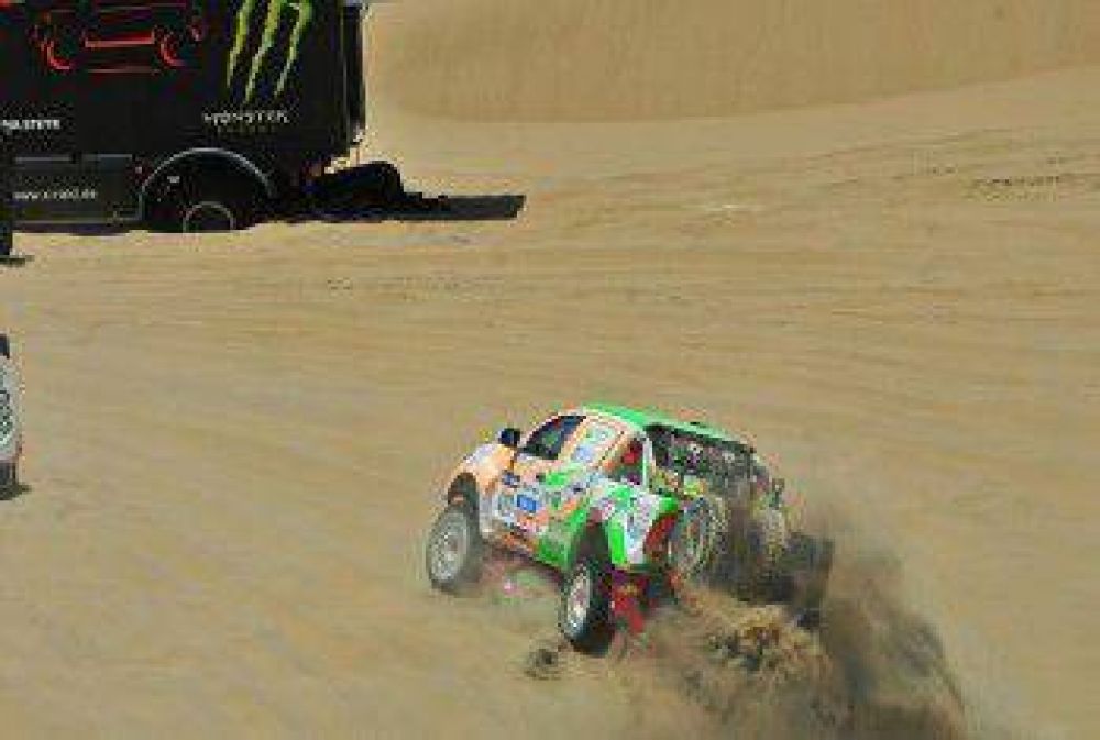 Omar Gandara cumpli� con la etapa 4 del Dakar y avanz� posiciones