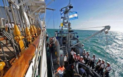 M�s de 100 embarcaciones participar�n de la bienvenida a la Fragata Libertad