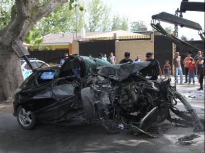 Dos accidentes viales dejan como saldo un muerto y un quemado 