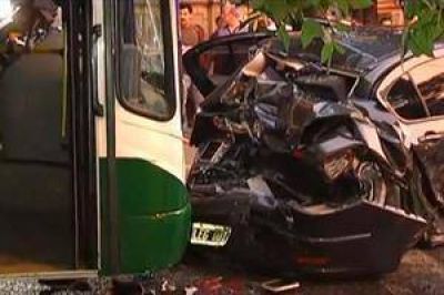 Persecuci�n y triple choque en Caballito