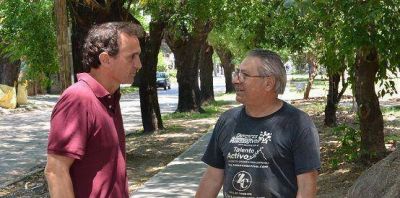 Gabriel Katopodis recorri� los trabajos realizados en la Plaza Alem