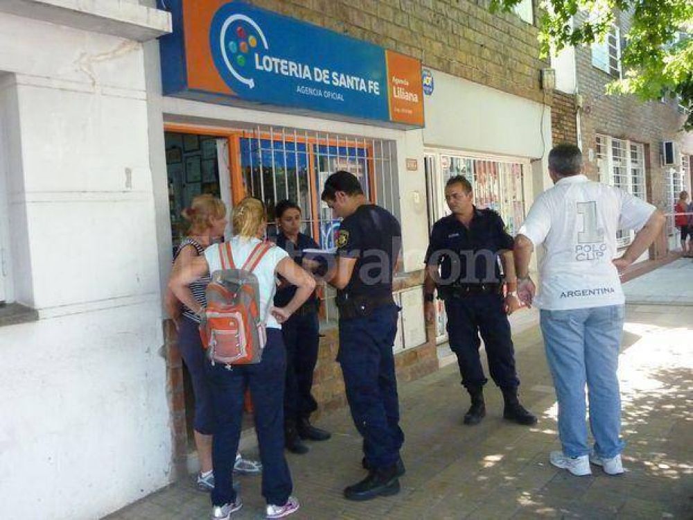 Asalto y tiros en pleno centro 